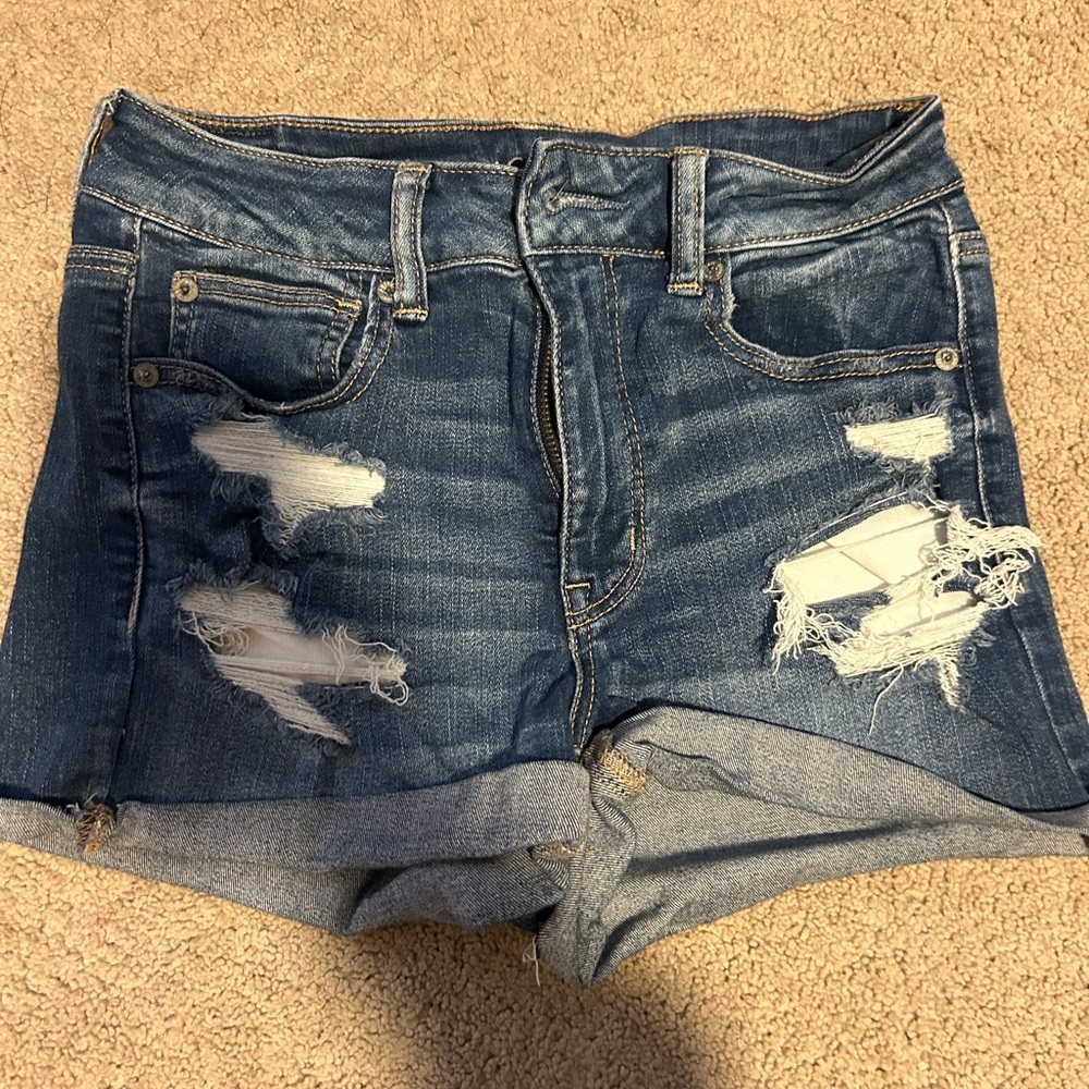 American Eagle high waisted Jean shorts